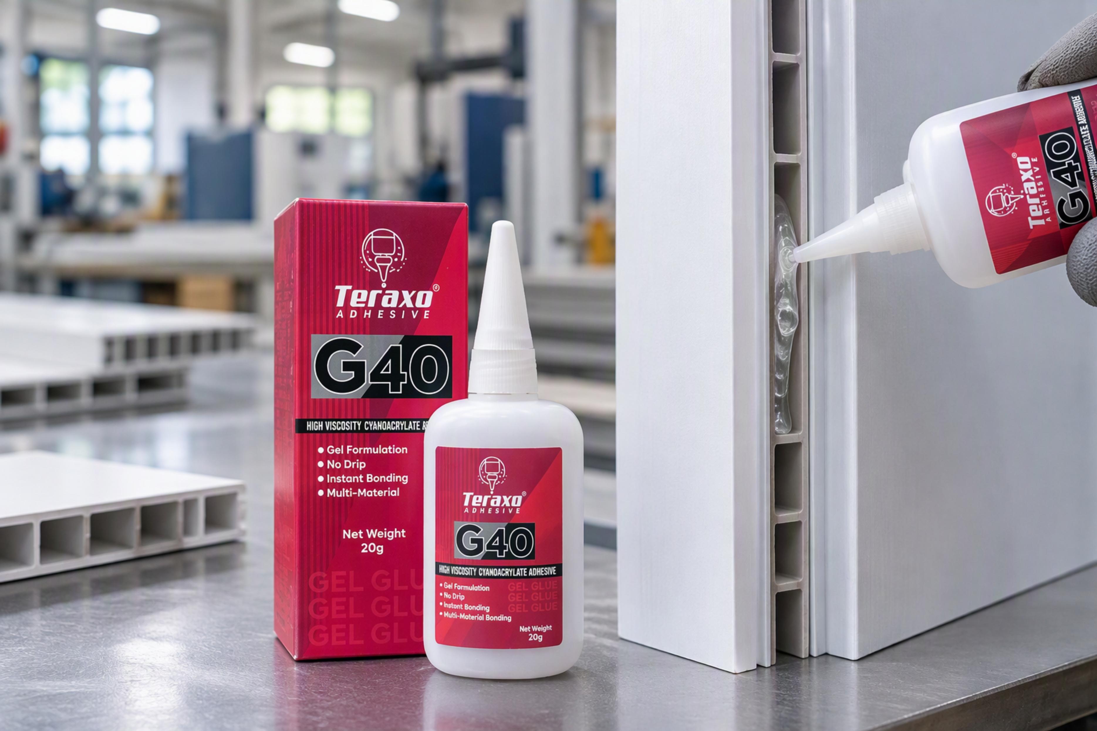 G40 Gel Adhesive: Perfect for Vertical & Gap-Filling Applications
