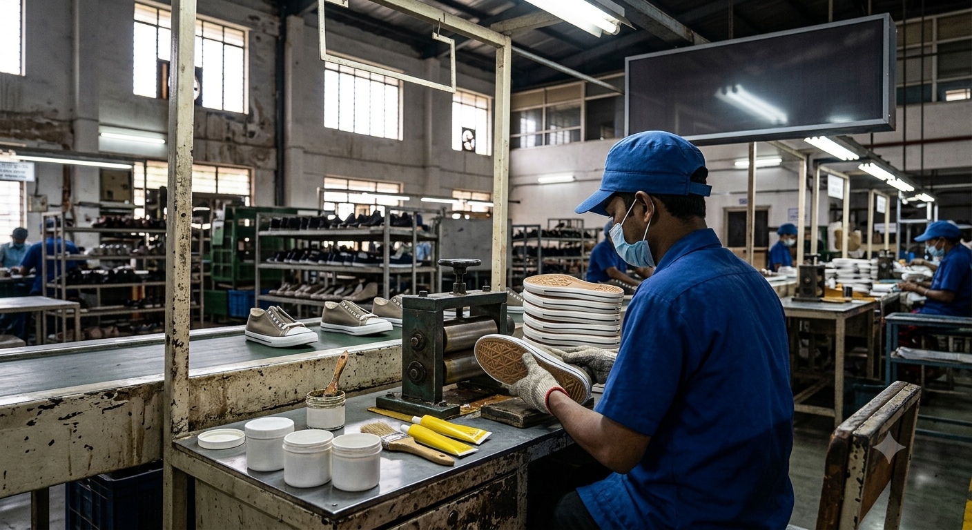 Inside a Footwear Factory: The Bonding Challenges That Slow Down Production