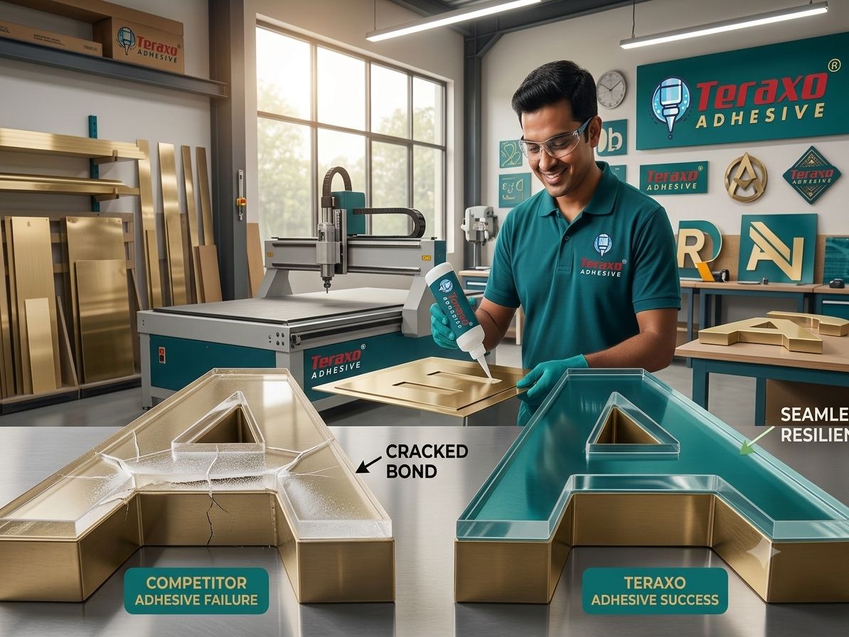 Why Signage Manufacturers Face Bonding Failures—and How the Right Instant Adhesive Prevents Them